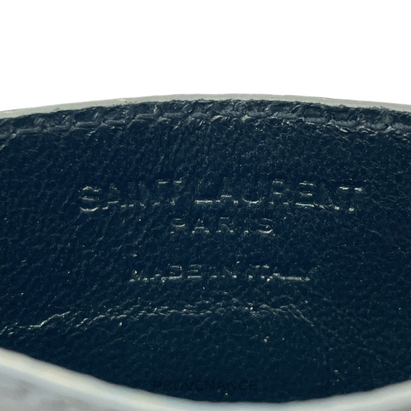 🔴 SLP Card Holder Wallet - Grey Leather - Picture 5 of 6